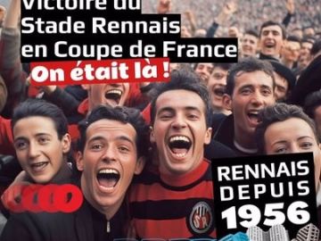 🔴⚫️1965, Qui était la pour cette victoire en coupe de France de notre club breton adoré ? Stade rennais 3 - 1 SEDAN  Et ce n’est pas terminé, 1971, stade...